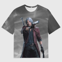 Женская футболка oversize 3D DMC5