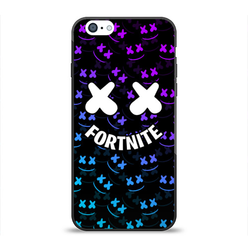 Чехол для Apple iPhone 6 силиконовый глянцевый FORTNITE x MARSHMELLO Фото 01 Чехол для Apple iPhone 6 силиконовый глянцевый FORTNITE x MARSHMELLO Фото 01
