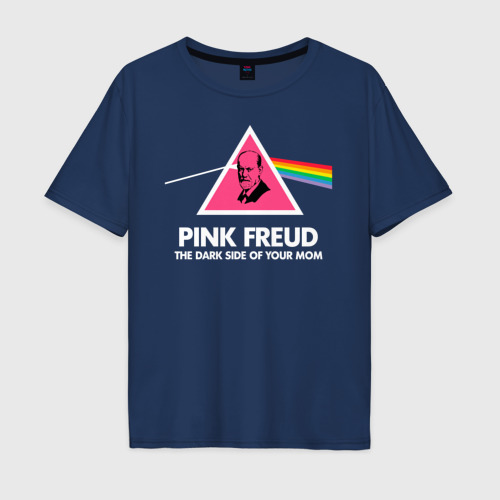 Мужская футболка хлопок Oversize Pink Freud