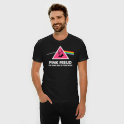 Мужская футболка хлопок Slim Pink Freud - фото 2