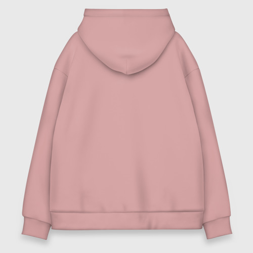 Мужское худи Oversize хлопок Pink Freud, цвет пыльно-розовый - фото 2