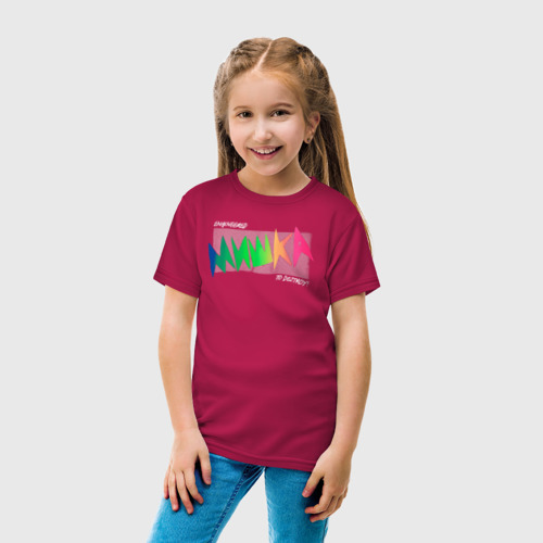Детская футболка хлопок с принтом Mishka NYC x Tessa Violet, вид сбоку #3