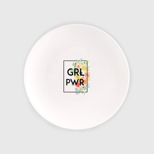 Тарелка GRL PWR