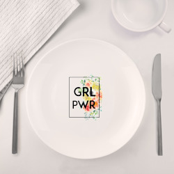 Набор: тарелка + кружка GRL PWR - фото 2