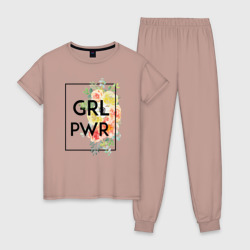 Женская пижама хлопок GRL PWR