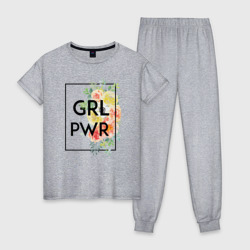 Женская пижама хлопок GRL PWR