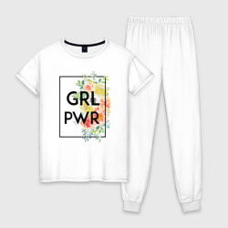 Женская пижама хлопок GRL PWR
