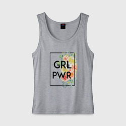 Женская майка хлопок GRL PWR