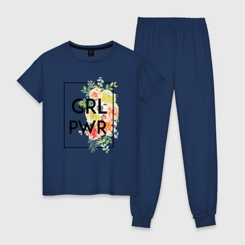 Женская пижама хлопок GRL PWR
