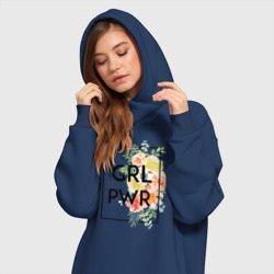 Платье-худи хлопок GRL PWR - фото 2