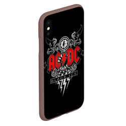 Чехол для iPhone XS Max матовый AC/DC - фото 2