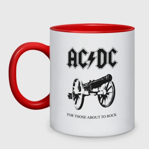 Кружка двухцветная AC/DC