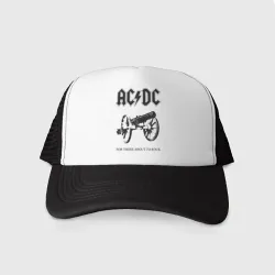 Кепка тракер с сеткой AC/DC
