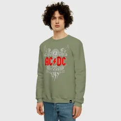 Мужской свитшот хлопок AC/DC - фото 2