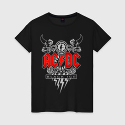 Женская футболка хлопок AC/DC