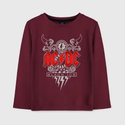 Детский лонгслив хлопок AC/DC