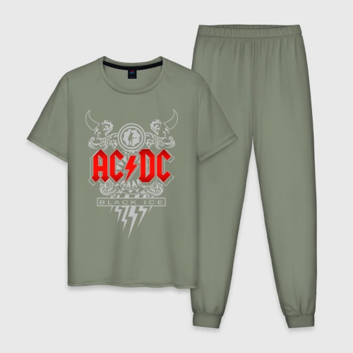 Мужская пижама хлопок AC/DC