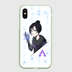 Чехол для iPhone XS Max матовый Apex Legends - Wraith