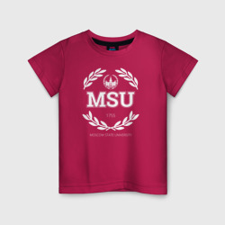 Детская футболка хлопок MSU