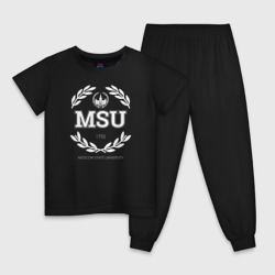 Детская пижама хлопок MSU