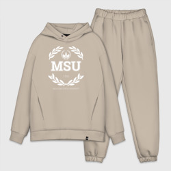 Мужской костюм oversize хлопок MSU