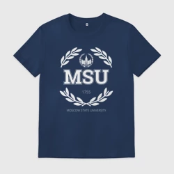 Мужская футболка хлопок MSU