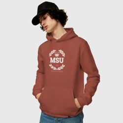 Мужская толстовка хлопок MSU - фото 2