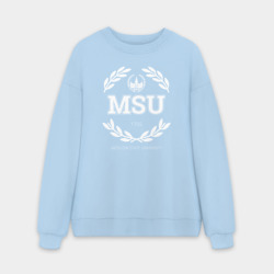Мужской свитшот oversize без начеса хлопок MSU