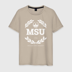 Мужская футболка хлопок MSU