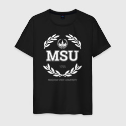 Мужская футболка хлопок MSU