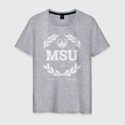 Мужская футболка хлопок MSU