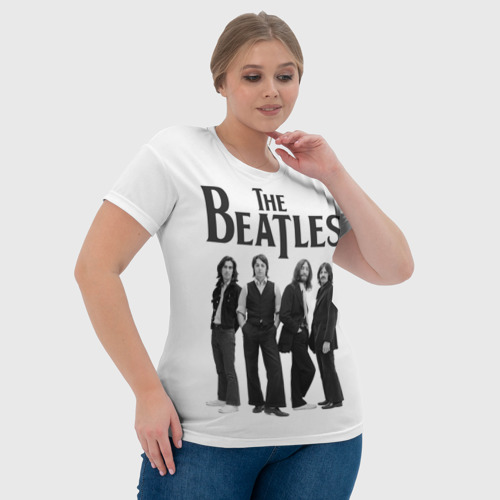 Женская футболка 3D The Beatles, цвет 3D печать - фото 6