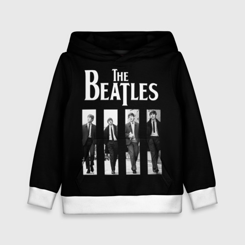 Детская толстовка 3D The Beatles, цвет белый