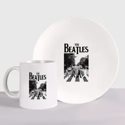 Набор: тарелка + кружка The Beatles