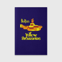 Обложка для паспорта матовая кожа The Beatles. Yellow Submarine