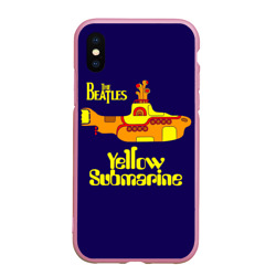 Чехол для iPhone XS Max матовый The Beatles. Yellow Submarine