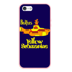 Чехол для iPhone 5/5S матовый The Beatles. Yellow Submarine