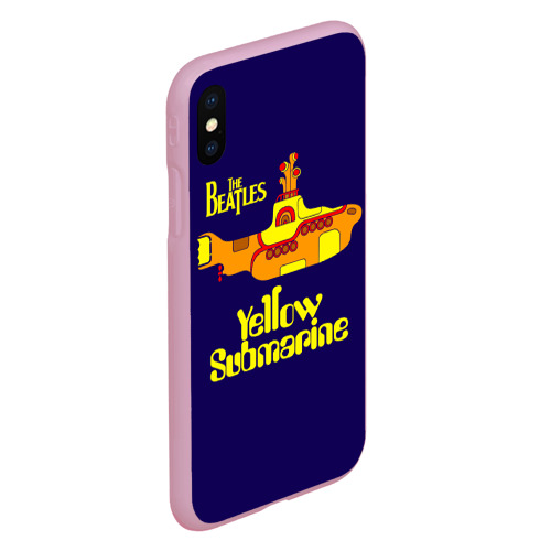 Чехол для iPhone XS Max матовый The Beatles. Yellow Submarine, цвет розовый - фото 3