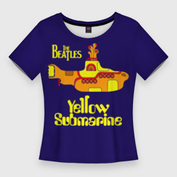 Женская футболка 3D Slim The Beatles. Yellow Submarine