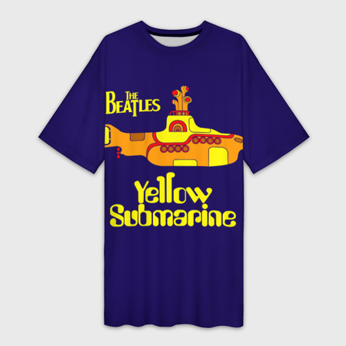 Платье-футболка 3D The Beatles. Yellow Submarine, цвет 3D печать