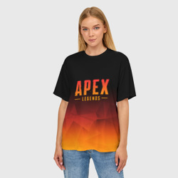 Женская футболка oversize 3D Apex Legends Апекс Легендс - фото 2