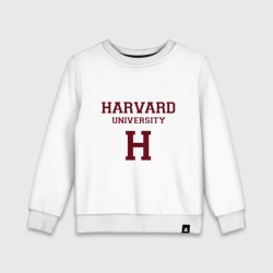 Детский свитшот хлопок Harvard University_девиз