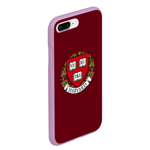 Чехол для iPhone 7Plus/8 Plus матовый Harvard University, цвет сиреневый - фото 3