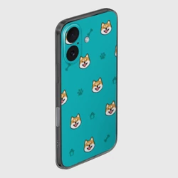 Чехол для iPhone 16 силиконовый с защитой камеры Сиба-ину. Акита-ину - фото 2