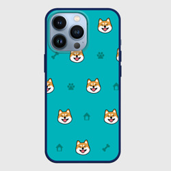Чехол для iPhone 13 Pro Сиба-ину. Акита-ину