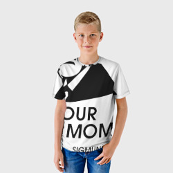 Детская футболка 3D Your Mom - фото 2