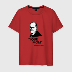 Мужская футболка хлопок Your Mom