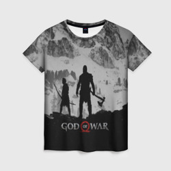 Женская футболка 3D God of war