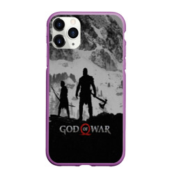 Чехол для iPhone 11 Pro Max матовый God of war