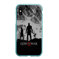 Чехол для iPhone XS Max матовый God of war